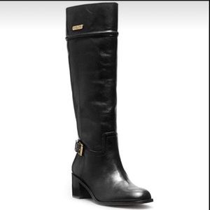 Coach Stacey Riding Boots- Black- Size 7.5